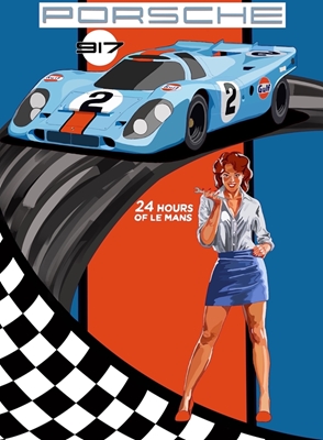 Porsche 917 posters & prints by Inger Kari Lund - Printler