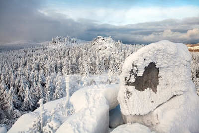 Invierno en las montañas del Harz