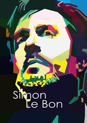 Simon Le Bon Pop Art Plakat