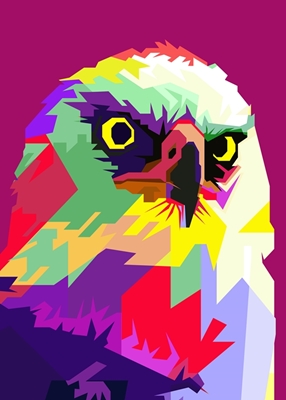 Vogel Pop Art Poster