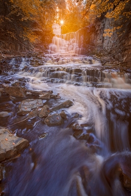 Byklev waterfall