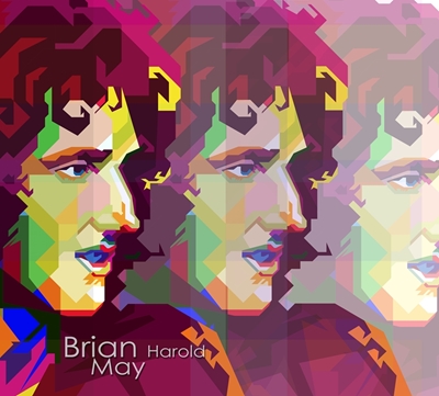 Brian May Queen Guitariste