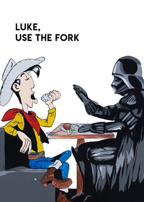 Gebruik de vork