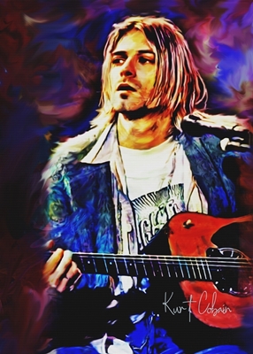Kurt Cobain pop-art