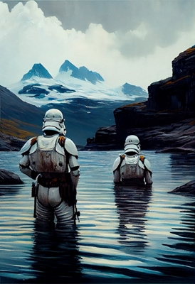 Stormtroopers in een fjord