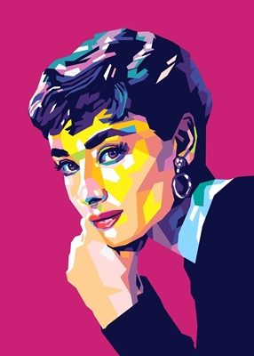 Audrey Hepburnin pop-taide