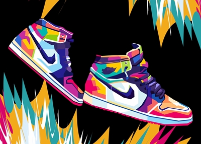shoes pop art