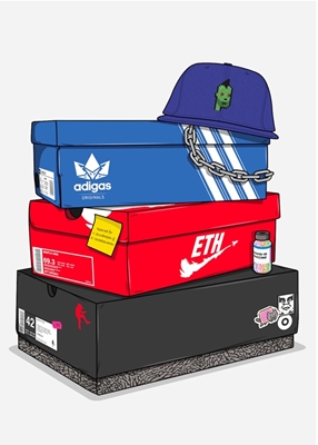 Sneakers låda