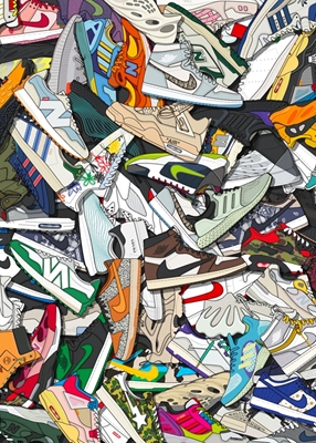 Sneaker Collections posters & prints by My Kido - Printler