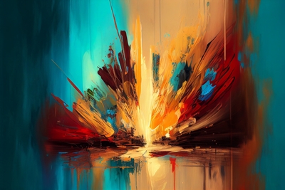 Abstract Splash of colors