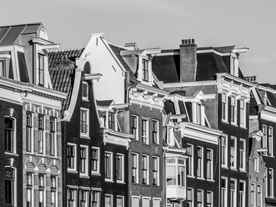 Prinsengracht w mieście Amsterdam