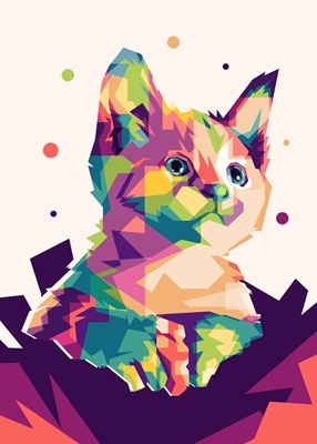 Katzen-Pop-Art 