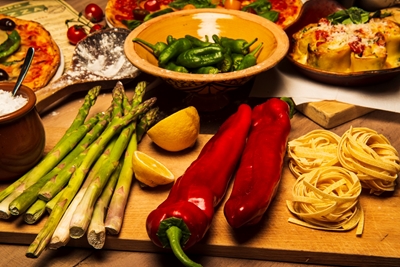 Italialainen ruokapöytä