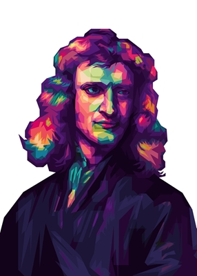 Isaac Newton Pop Art