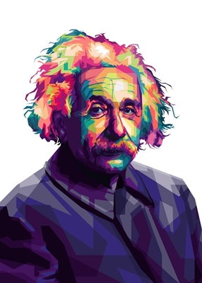 Portrét Alberta Einsteina WPAP