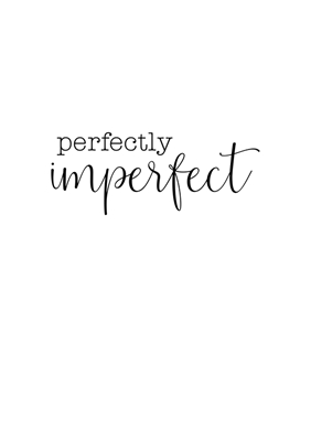 Perfeitamente imperfeito