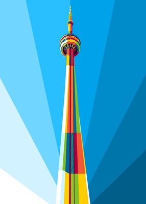 CN Tower Kanada Pop Art