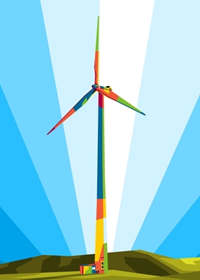 Die Windkraftanlage Niederlande