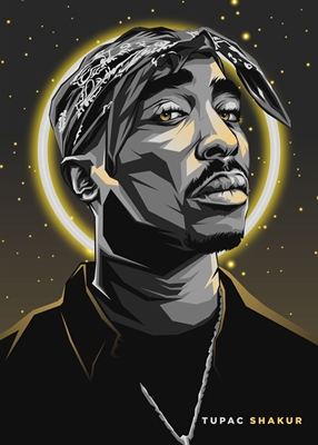 Tupac Shakur Pop Art