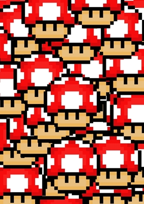 Pixel Chaos - Mushrooms