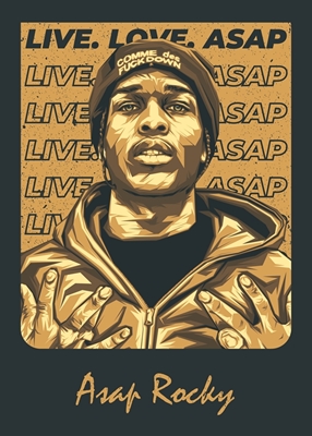 Asap Rocky Pop Art Rapper