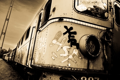 Oude trein