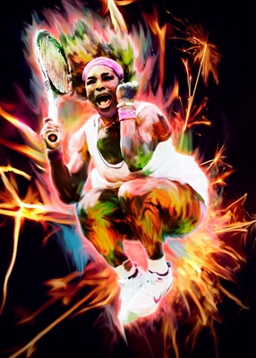 Serena Williams pop art