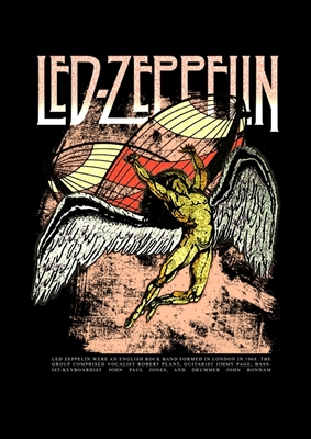 Led Zeppelin Vintage Rock Band