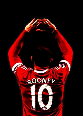 Wayne Rooney popart