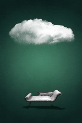 Surrealistyczna Szmaragdowo-zielona chmura 2