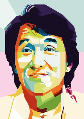 WPAP Jackie Chan Stijl