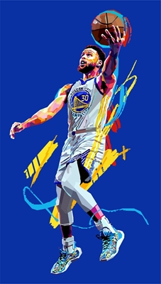 Stephen Curry lay-up WPAP