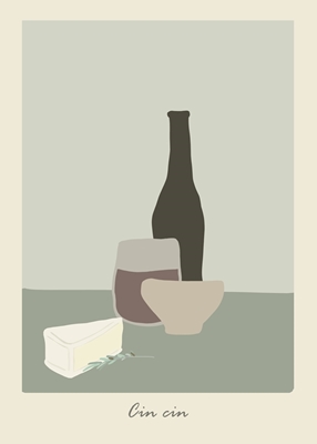 Kaas en wijn