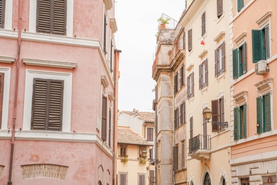 Roma in colori pastello