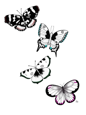 Familie Schmetterlings