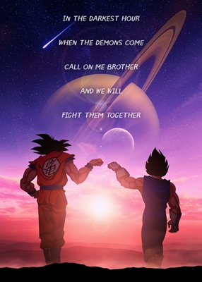 Goku et Vegeta de Dragon Ball