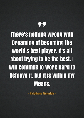 Cristiano Ronaldo Citat 