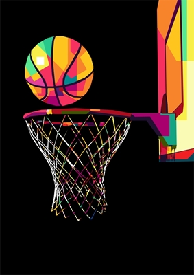 basketbal pop art