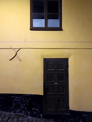 A window and a door
