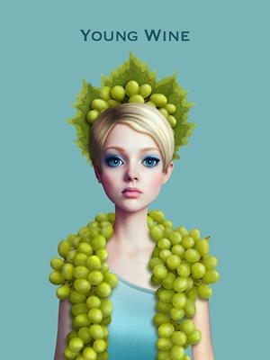 Chica de las uvas