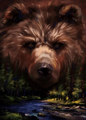 Niedźwiedź strażnika leśnego