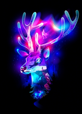 Negative Space Deer