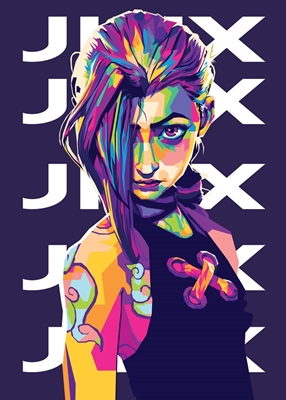 Jinx Arcane Pop Art
