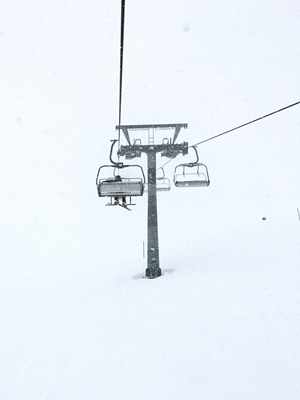 Plakát lyžařského vleku