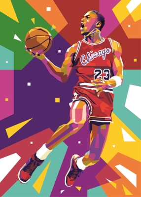 Michael Jordan 23 Pop Art