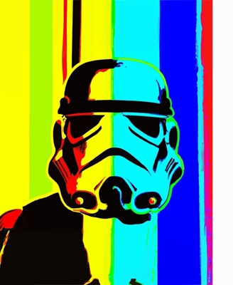 Storm Trooper PopArt Byst