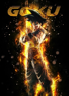 Goku Aura Vuur