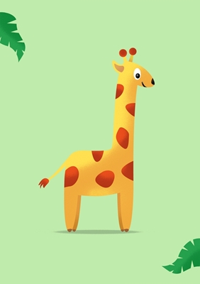 Schattige giraf