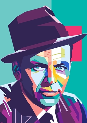 Frank Sinatra Pop Art WPAP