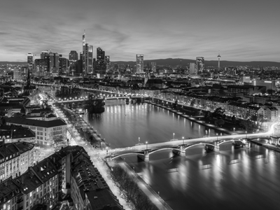 Frankfurt black and white